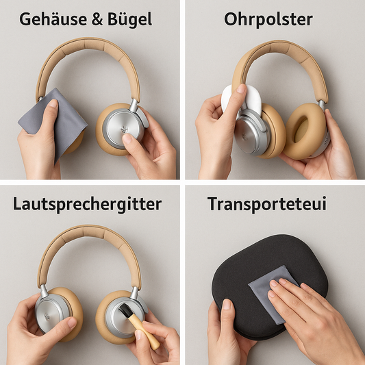 Bang & Olufsen Beoplay HX richtig reinigen – Pflege für Premium-Kopfhörer